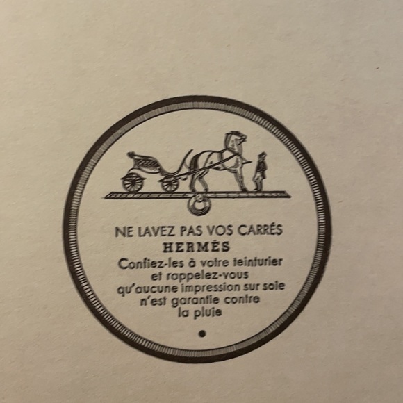 Hermès Ducks Pond silk scarf in red and blue - Picture 5 of 7